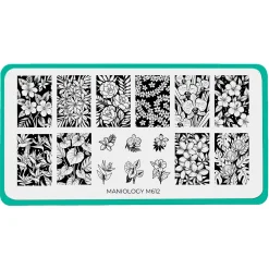 Rainforest Blooms (M612) - Nail Stamping Plate