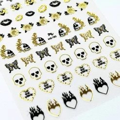 Rockabilly (MS-120) - Nail Art Sticker