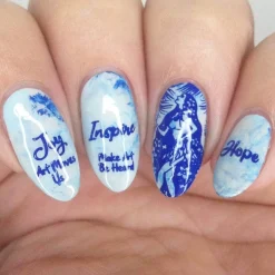 Royal Blue (B375) - Dark Blue Stamping Polish