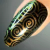 Sandbar (B475) - Aurora Duochrome Pink to Bronze Stamping Polish
