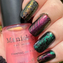 Sandbar (B475) - Aurora Duochrome Pink to Bronze Stamping Polish