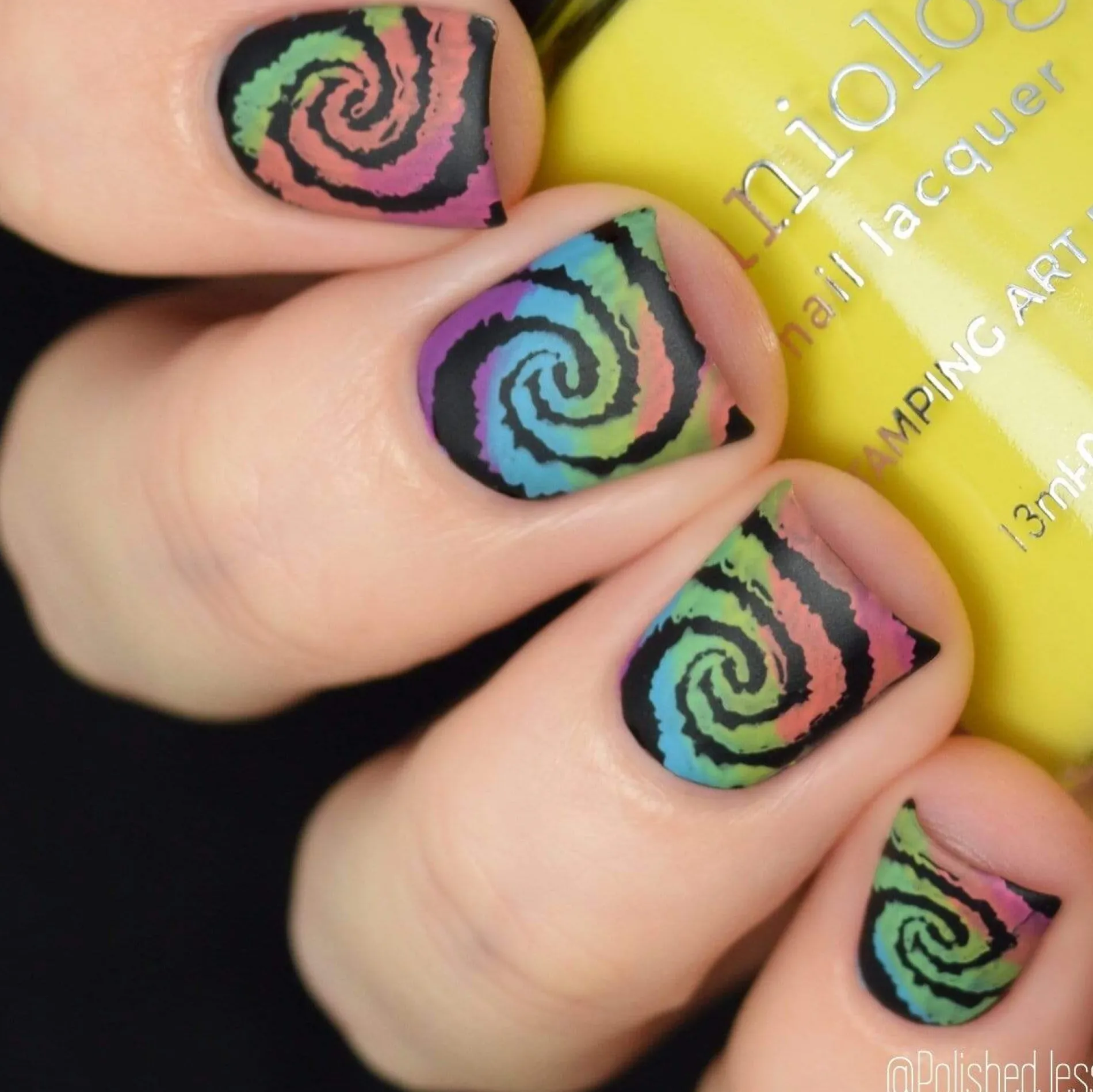 School's Out: Blue Glue (B288) - Neon Blue Stamping Polish