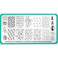 SFAC: American Childhood Cancer Organization (M576) - Nail Stamping Plate