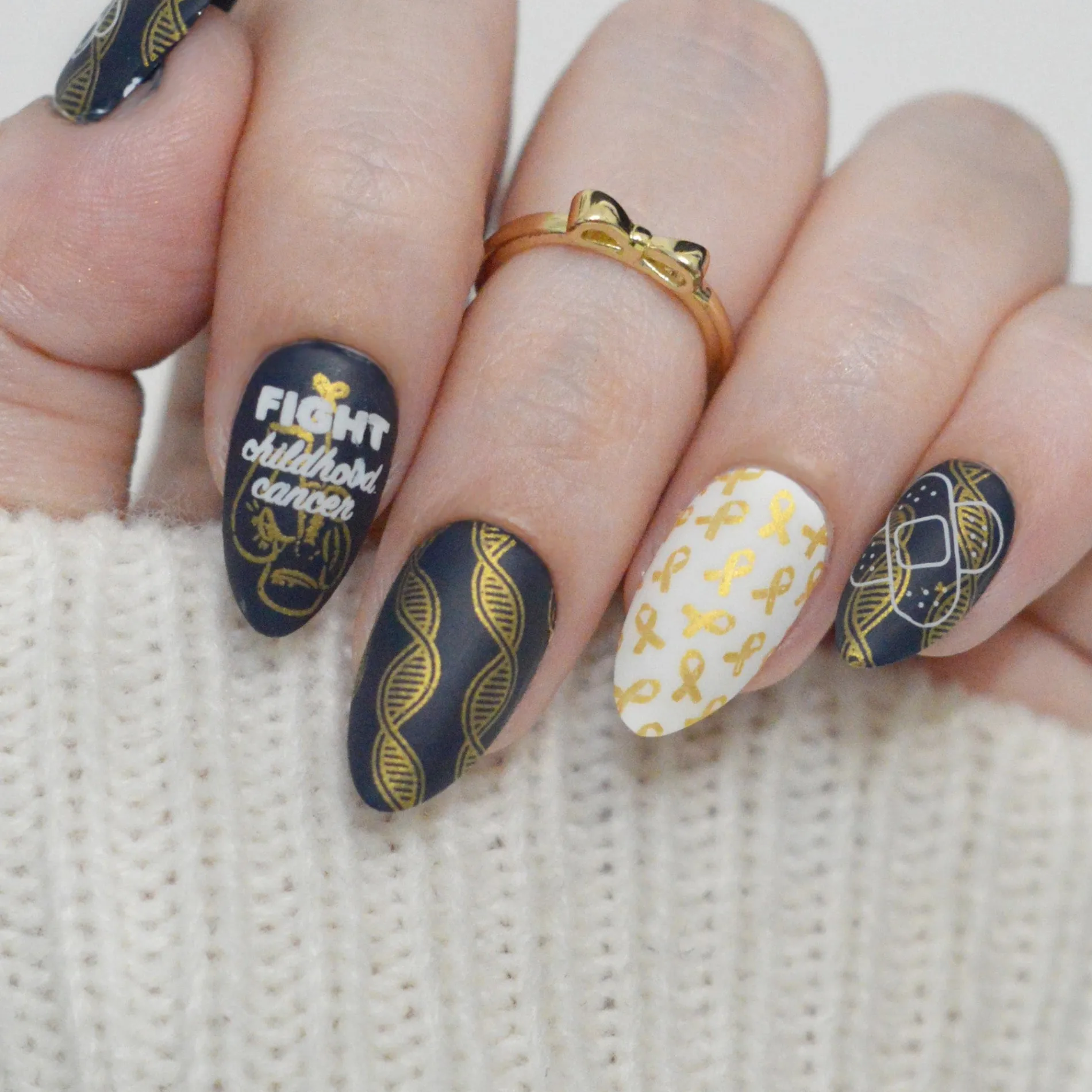 SFAC: American Childhood Cancer Organization (M576) - Nail Stamping Plate