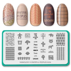 SFAC: Grateful Peoples (M414) - Nail Stamping Plate