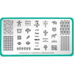 SFAC: Grateful Peoples (M414) - Nail Stamping Plate