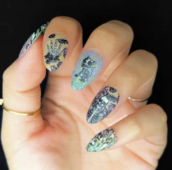 Shadowy Halloween (M312-M316) - Set of 5 Nail Stamping Plates