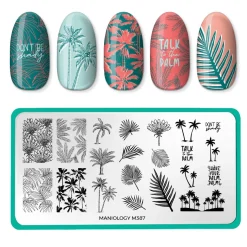 Shake Your Palm Fronds (M387) - Nail Stamping Plate