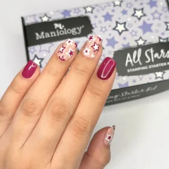 Shape Nouveau: All-Star (M483) - Nail Stamping Plate