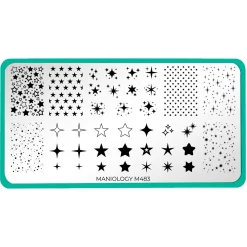 Shape Nouveau: All-Star (M483) - Nail Stamping Plate