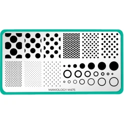 Shape Nouveau: Seeing Spots (M475) - Nail Stamping Plate