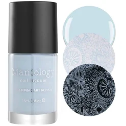 Snowflake Waltz Collection: Doll Dance (B226) - Light Blue Cream Stamping Polish