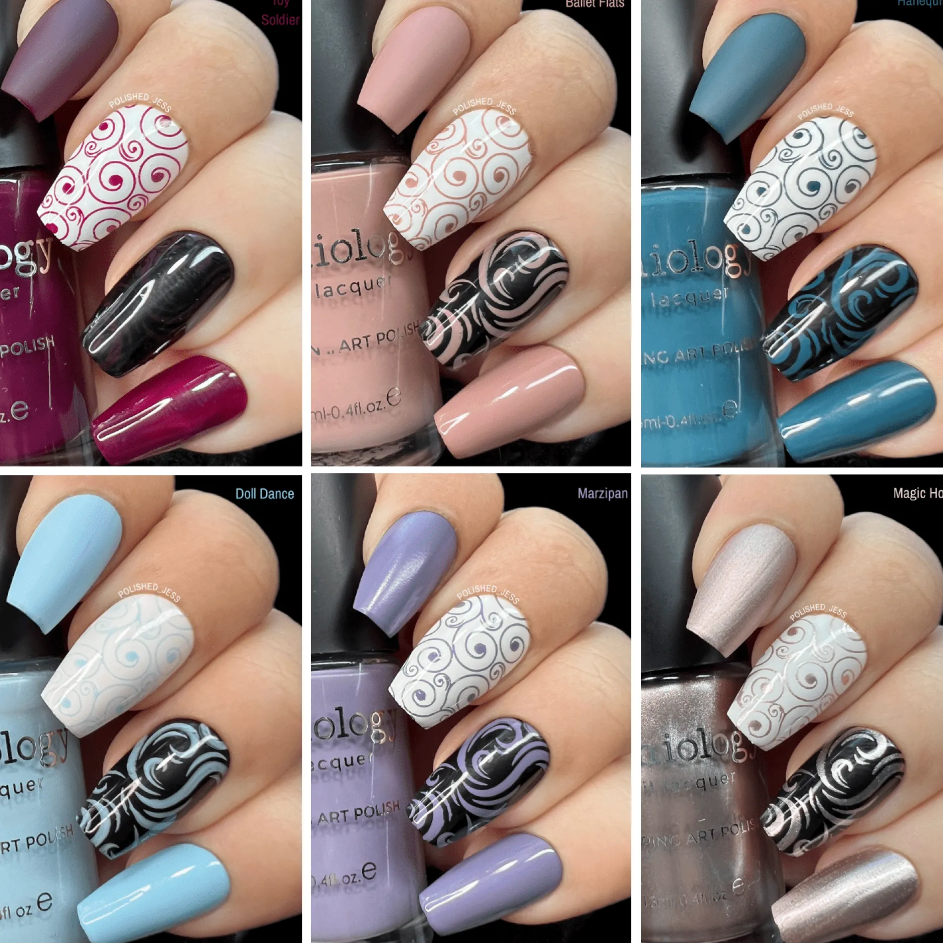 Snowflake Waltz Collection: Magic Hour (B229) - Champagne Shimmer Stamping Polish