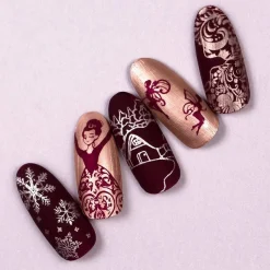 Snowflake Waltz Collection: Toy Soldier (B227) - Dark Plum Stamping Polish