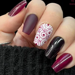 Snowflake Waltz Collection: Toy Soldier (B227) - Dark Plum Stamping Polish