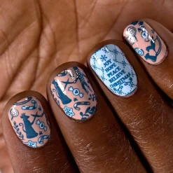 Snowflake Waltz: 6-Piece Stamping Art Polish Set