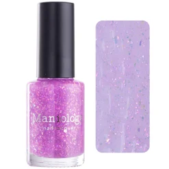 Songbird: Violet Starling (P143) - Purple Jelly Flakies Topper Nail Polish