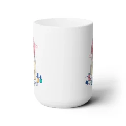 Spa Kitty Ceramic Coffee Mug 15oz