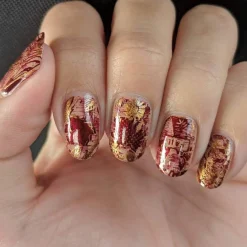 Spiced Orange (B248) - Metallic Copper Orange Stamping Polish