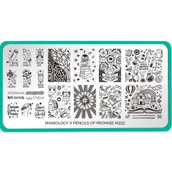 Stamp For A Cause: Pencils of Promise (M222) - Nail Stamping Plate