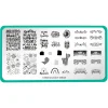 Star Spangled (M503) - Nail Stamping Plate