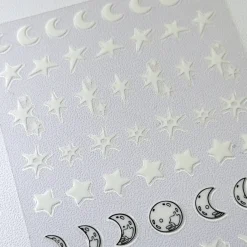Star Struck (MS-112) - Glow In The Dark Nail Art Sticker