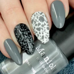 Storm Cloud (B185) - Dark Gray Stamping Polish