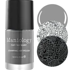 Storm Cloud (B185) - Dark Gray Stamping Polish