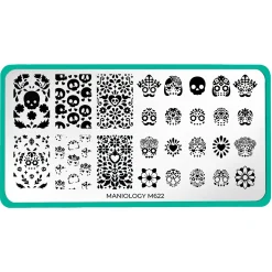 Sugar Skulls (M622) - Nail Stamping Plate