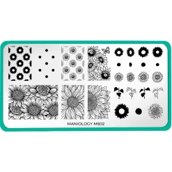 Sunflower Fields (M602) - Nail Stamping Plate