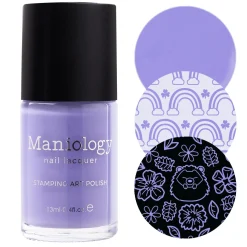 Sunshower: Bluebell (B509) - Purple Cream Stamping Polish