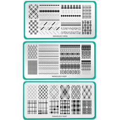 Sweater Weather: Set of 3 Nail Stamping Plates