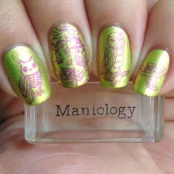 Thriller (B348) - Holographic Fuchsia Stamping Polish