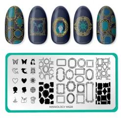Tiny Exhibits (M628) - Nail Stamping Plate