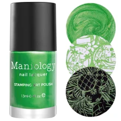 Tutu Mele ( B412 ) - Metallic Green Stamping Polish