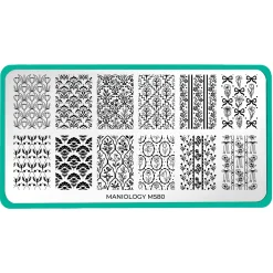 Wall Flowers (M580) - Nail Stamping Plate