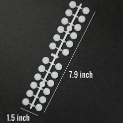 White Self-Adhesive Nail Polish Swatch Dots - Set of 120