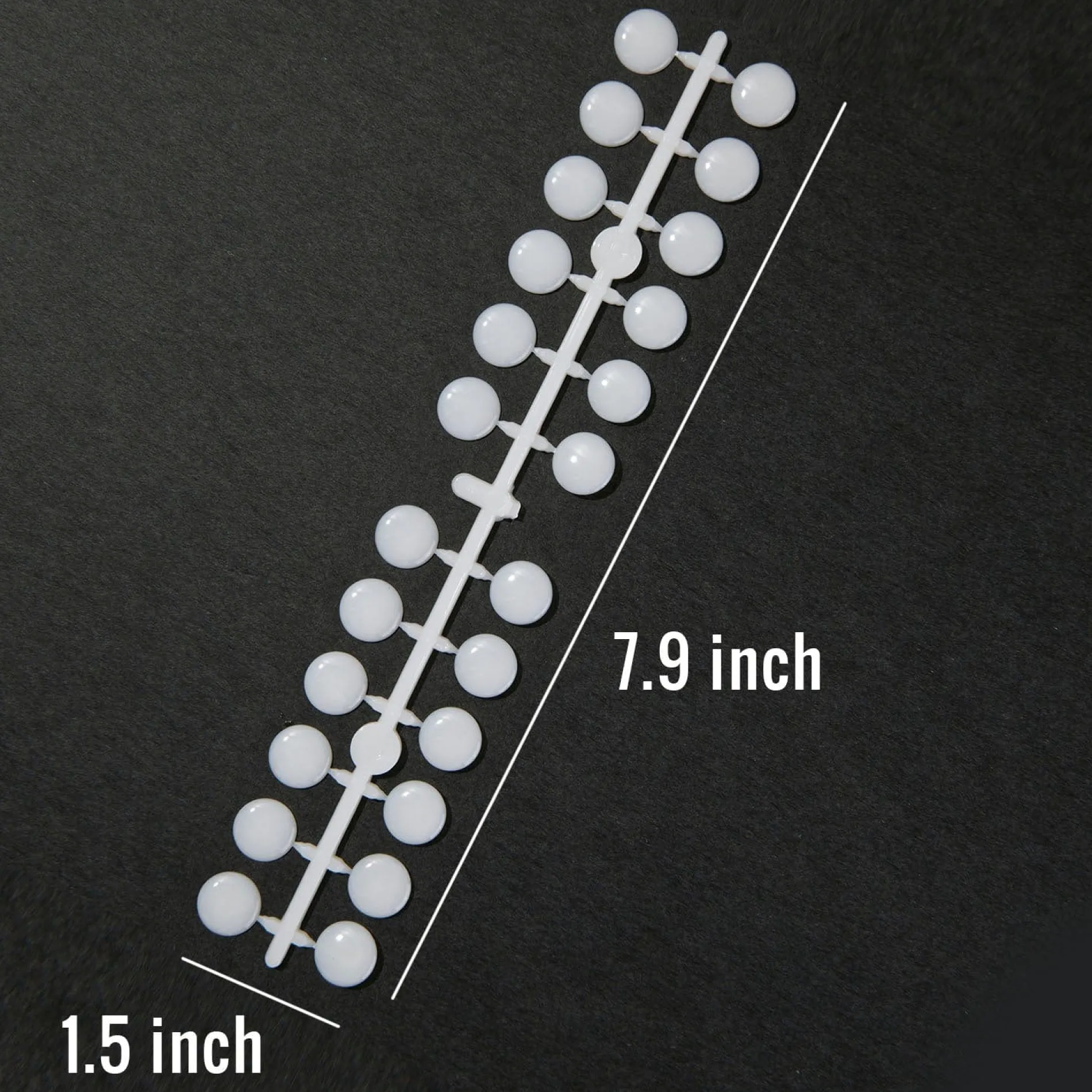 White Self-Adhesive Nail Polish Swatch Dots - Set of 120