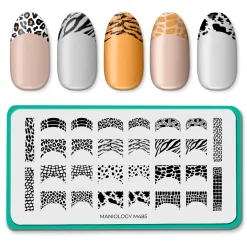 Wild French (M485) - Nail Stamping Plate