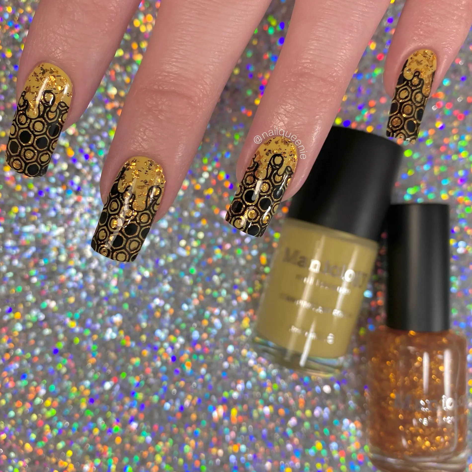 Winnie (B448) - Cream Yellow Stamping Polish