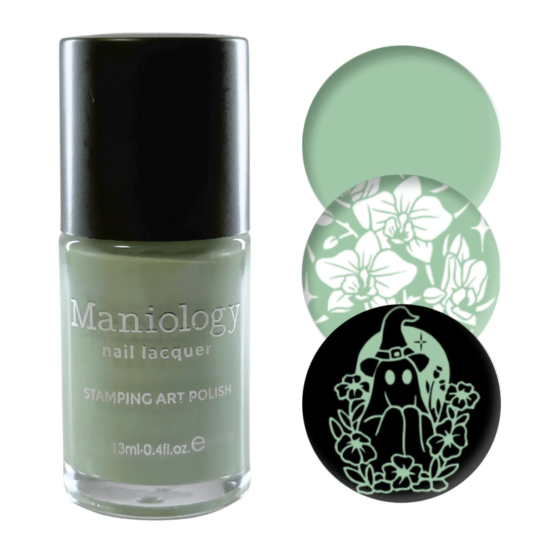 Withered Beauty: 3-Piece Pearl Cream Stamping Polish Set