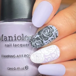 Withered Beauty: Spellblooms (B561) - Purple Pearl Cream Stamping Polish