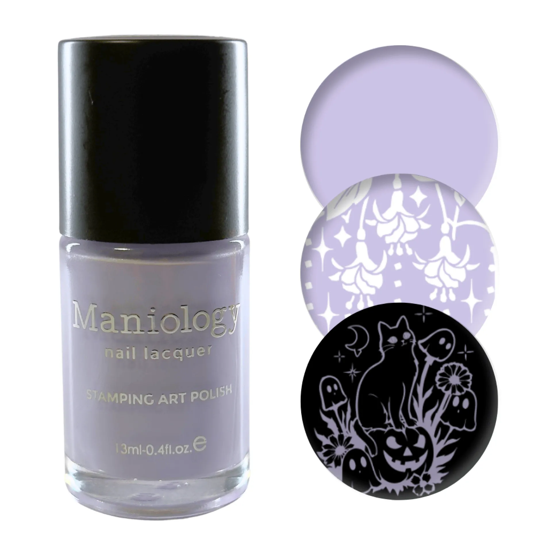 Withered Beauty: Spellblooms (B561) - Purple Pearl Cream Stamping Polish